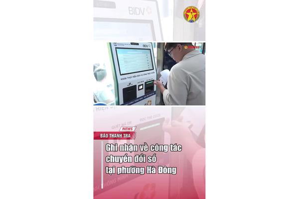 Ghi nhận về chuyển đổi số tại Hà Đông, Hà Nội