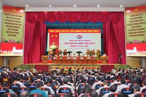 448 đại biểu tham dự phiên trù bị Đại hội đại biểu Đảng bộ tỉnh An Giang lần thứ I
