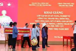 Thanh tra tỉnh Phú Thọ đẩy mạnh phòng, chống tham nhũng, lãng phí, tiêu cực trong nội bộ