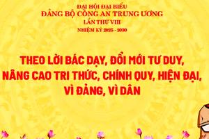 Theo lời Bác dạy - Đổi mới tư duy - Nâng cao tri thức - Chính quy, hiện đại - Vì Đảng, vì Dân