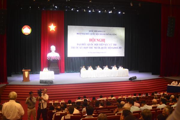 Phó Tổng Thanh tra Thường trực Thanh tra Chính phủ Nguyễn Văn Quảng tiếp xúc cử tri Đà Nẵng