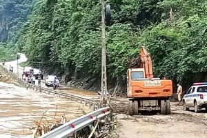 Cao Bằng: Sở Xây dựng khẩn trương khắc phục gần 1.000 vị trí sạt lở giao thông sau mưa lũ