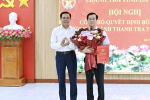 Ông Nguyễn Thanh Điện làm Chánh Thanh tra tỉnh Hà Tĩnh