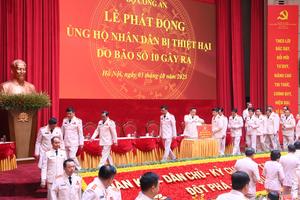 Đại hội Đảng bộ Công an Trung ương: Phát động ủng hộ Nhân dân bị thiệt hại do bão số 10