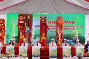 Tây Ninh: Khởi công Dự án 1.850 tỷ đồng chào mừng Đại hội Đảng bộ tỉnh nhiệm kỳ 2025-2030
