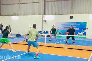 Nhiều vận động viên ra sức tập luyện hướng tới hội thao ngành Thanh tra