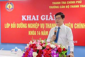 100 học viên tham dự lớp bồi dưỡng nghiệp vụ thanh tra viên chính K14/2025