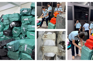 Hà Nội: Phát hiện gần 5.800 đôi giày dép giả mạo hàng hiệu Hermes, Dior, Adidas, Louis Vuitton