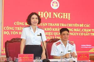 Hải Phòng: Công bố kết luận thanh tra chuyên đề dự án khó khăn, vướng mắc