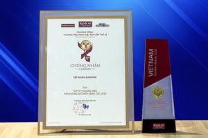 Sunshine Group tiếp tục khẳng định vị thế với giải thưởng Đổi mới sáng tạo 2025