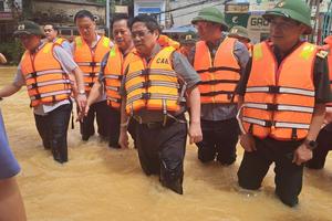 Thủ tướng Chính phủ kiểm tra, chỉ đạo công tác ứng phó, khắc phục hậu quả mưa lũ tại Thái Nguyên