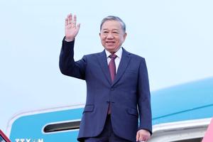 Tổng Bí thư Tô Lâm đến Bình Nhưỡng, bắt đầu thăm cấp Nhà nước tới Triều Tiên