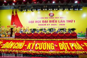 Khai mạc Đại hội đại biểu Đảng bộ tỉnh Tây Ninh lần thứ I: Đoàn kết, quyết tâm trước tình hình mới
