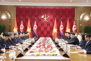 Tổng Bí thư Tô Lâm hội đàm với Tổng Bí thư, Chủ tịch Quốc vụ Triều Tiên Kim Jong Un