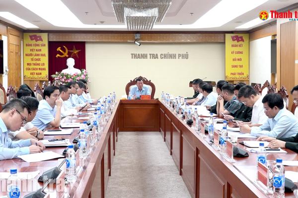 Thanh tra Chính phủ họp giao ban lãnh đạo