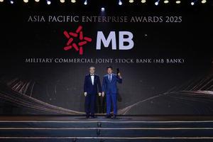 MB lần thứ sáu liên tiếp được vinh danh “Doanh nghiệp xuất sắc châu Á” năm 2025