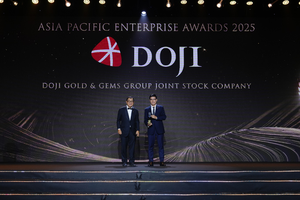 Tập đoàn DOJI liên tiếp được vinh danh những giải thưởng uy tín