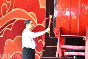 Chủ tịch Quốc hội Trần Thanh Mẫn khởi trống khai hội Côn Sơn - Kiếp Bạc