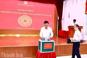 Thanh tra Chính phủ phát động ủng hộ đồng bào bị thiệt hại do bão lũ gây ra