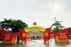 Không khí rộn ràng chuẩn bị Đại hội Đảng bộ tỉnh Thanh Hóa lần thứ XX