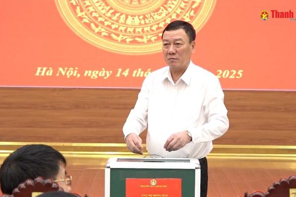 Thanh tra Chính phủ chung tay ủng hộ đồng bào bị thiệt hại do bão lũ