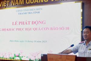 Thanh tra tỉnh Điện Biên lan tỏa tinh thần “lá lành đùm lá rách”, hướng về đồng bào vùng bão lũ