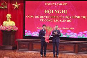 Điều động, chỉ định ông Hoàng Quốc Khánh giữ chức Bí thư Tỉnh ủy Lạng Sơn