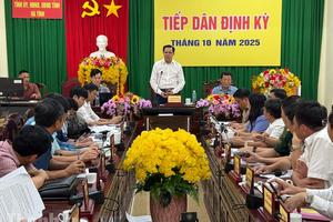 Hà Tĩnh: Nhiều cảm xúc tại phiên tiếp công dân tháng 10 của Chủ tịch tỉnh Võ Trọng Hải