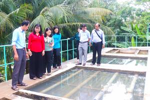 Vĩnh Long: Yêu cầu bảo đảm cung cấp nguồn nước sạch phục vụ sinh hoạt cho người dân xã Trà Côn