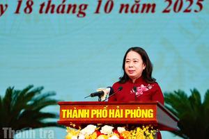 Phó Chủ tịch nước Võ Thị Ánh Xuân: Thi đua yêu nước là động lực để Hải Phòng bứt phá