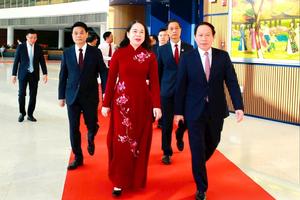 Phó Chủ tịch nước Võ Thị Ánh Xuân dự Đại hội thi đua yêu nước thành phố Hải Phòng lần thứ Nhất