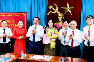 Bổ nhiệm bà Trần Thị Song Bình giữ chức Phó Chánh Thanh tra tỉnh Đồng Nai