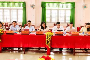 Vĩnh Long: Phó Chủ nhiệm UBKT Trung ương Lê Văn Thành làm việc với Đảng ủy xã Hàm Giang về vận hành chính quyền 2 cấp