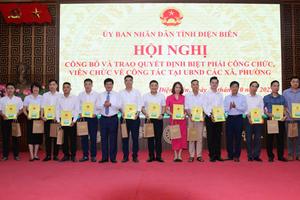 Điện Biên biệt phái gần 100 công chức, viên chức về cơ sở nhằm tăng cường năng lực chính quyền 2 cấp