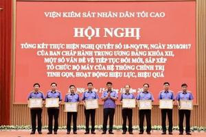 Thanh tra VKSND Tối cao sắp xếp tinh gọn tổ chức, quản lý theo KPI
