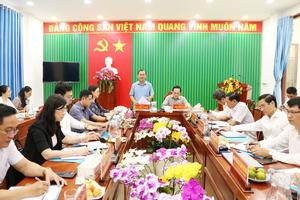 Tổ công tác 2037 giám sát tại Đảng ủy phường Trà Vinh về vận hành mô hình chính quyền 2 cấp