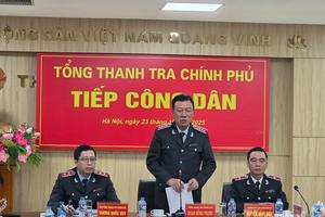 Tổng Thanh tra Đoàn Hồng Phong tiếp công dân định kỳ tháng 10/2025