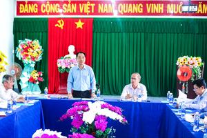 Vĩnh Long: Chủ tịch UBND tỉnh kiểm tra công tác vận hành bộ máy chính quyền địa phương 2 cấp