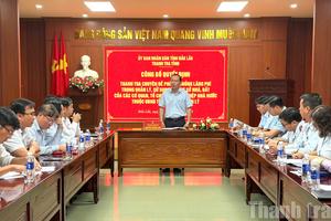 Thanh tra tỉnh Đắk Lắk công bố quyết định thanh tra về phòng, chống lãng phí trong quản lý, sử dụng nhà, đất