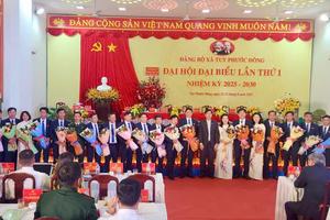 Đảng bộ xã Tuy Phước Đông quyết tâm đưa Nghị quyết Đại hội lần thứ I vào thực tiễn