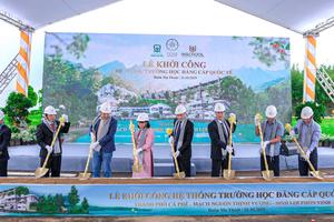 Đắk Lắk: Hệ thống trường học tiêu chuẩn quốc tế khởi công tại Thành Phố Cà Phê