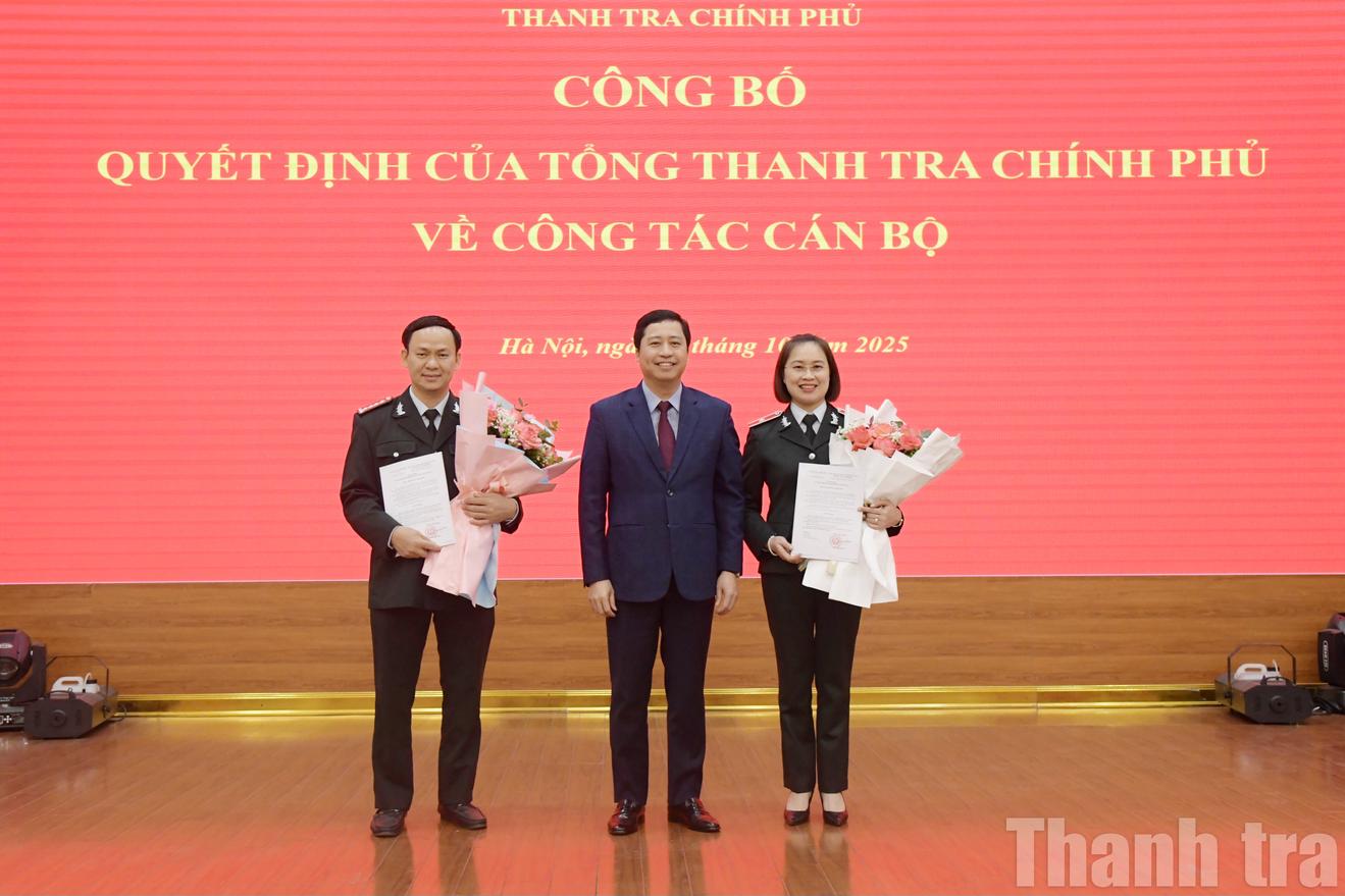 Bà Nguyễn Thị Thu Huyền giữ chức Vụ trưởng Vụ Tổ chức cán bộ Thanh tra Chính phủ