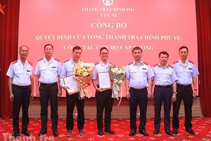 Công bố và trao quyết định bổ nhiệm lãnh đạo cấp phòng tại Cục XI, Thanh tra Chính phủ