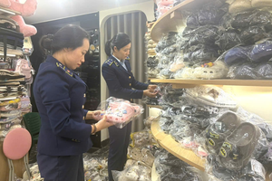 Thanh Hoá: Kiểm tra, phát hiện gần 1.000 sản phẩm có dấu hiệu giả mạo các nhãn hiệu, phạt gần 100 triệu đồng