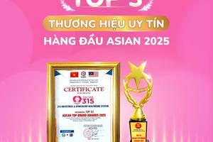 Phụ Sản 315 vinh dự nhận giải thưởng Thương hiệu uy tín hàng đầu ASEAN 2025