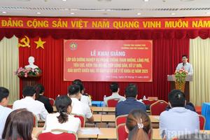 Khai giảng lớp bồi dưỡng nghiệp vụ chuyên sâu thứ hai về phòng, chống tham nhũng, lãng phí, tiêu cực tại cơ sở y tế