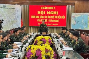 Quân khu 5 chủ động, quyết liệt ứng phó với bão số 13 (Kalmaegi)