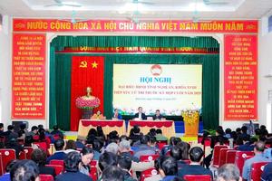 Bí thư Tỉnh ủy Nghệ An tiếp xúc cử tri xã Kim Liên: Tiếp tục đầu tư có trọng điểm, giải quyết kiến nghị dân sinh