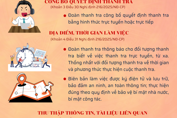 Thanh tra trực tuyến, từ xa - Bước tiến mới trong hoạt động thanh tra
