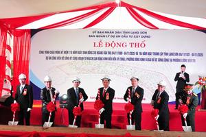 Lạng Sơn: Động thổ dự án Công viên Bờ sông Kỳ Cùng và bãi đỗ xe công cộng hơn 51,6 tỷ đồng